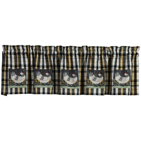 My Little White Hen Design Decorative Valance 4950-475