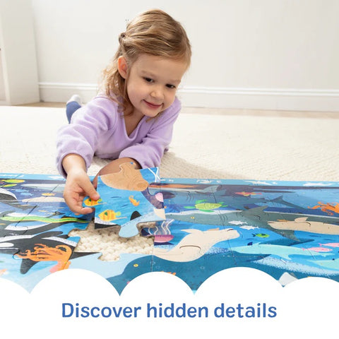 Search & Find Beneath the Waves Floor Puzzle - 48 Pieces 51699