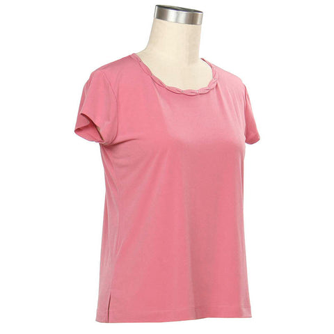 Antique Rose Short Sleeve Blooming Garden Top