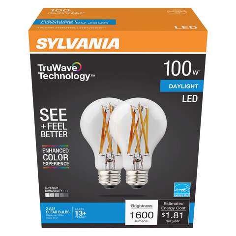 TruWave 100W Daylight Clear LED Bulbs 49828