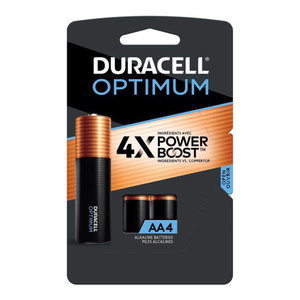 4 pk Optimum AA Alkaline Batteries 032