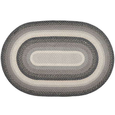 Braided Rug Oval Gray/Sand/ Ivory C-890
Size 4 x 6