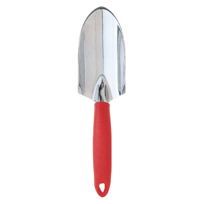 Corona Garden Trowel  with red handle.