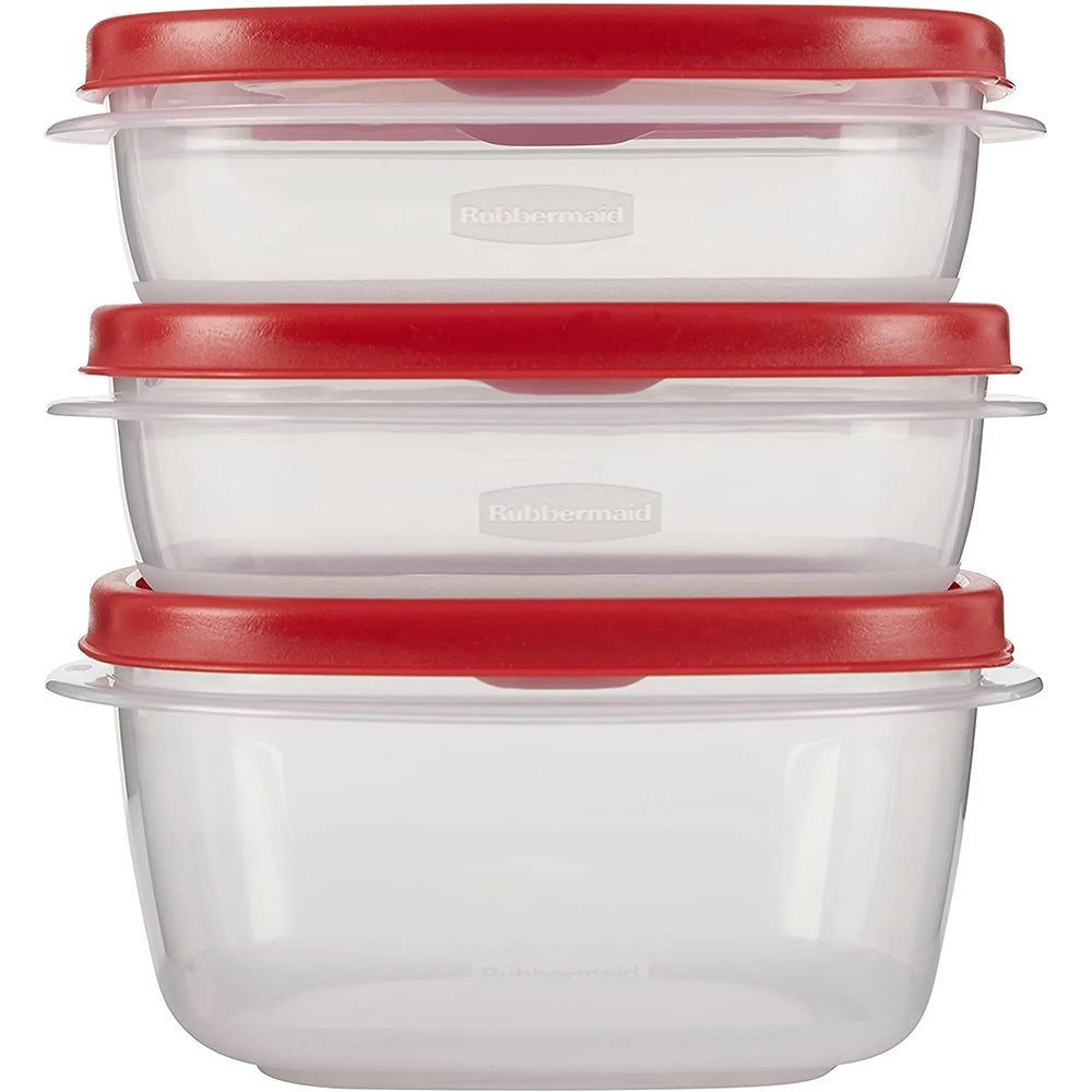 EasyFindLids 6-Piece Square Food Storage Containers 500-2112345
