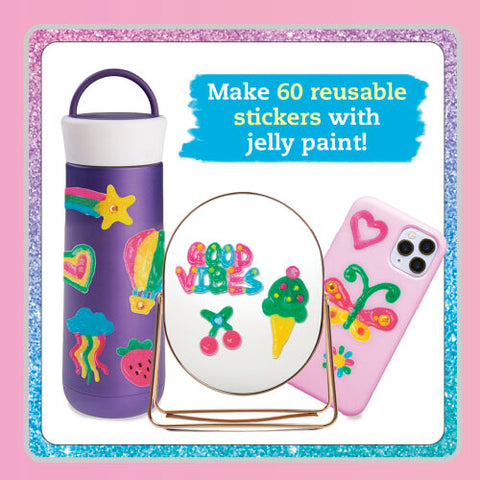 Paint & Peel Jelly Stickers: Glitter Goals! 9781546134008