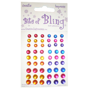 Round Bits of Bling Gem Stickers