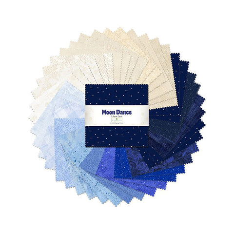 moon dance, Wilmington 5 Karat Gems Precut Fabric Squares 507