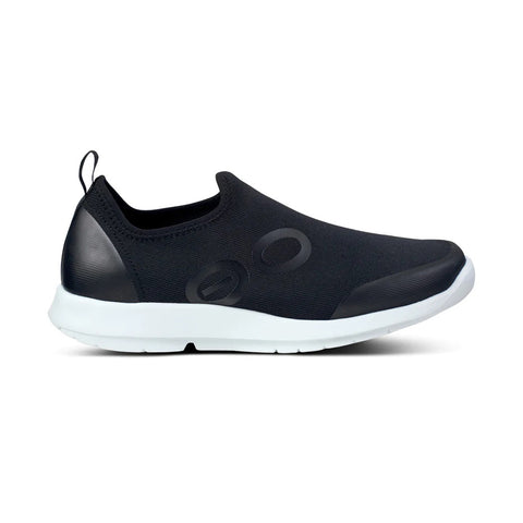 Side of Black & White Shoe