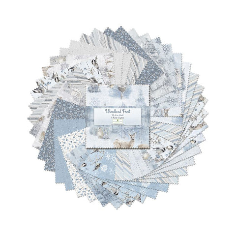 Wilmington Prints Woodland Frost Collection 5 Karat Cotton Fabric Crystals 508-732-508
