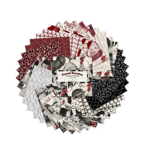 Proud Rooster Collection 5 Karat Cotton Fabric Crystals 508-746-508