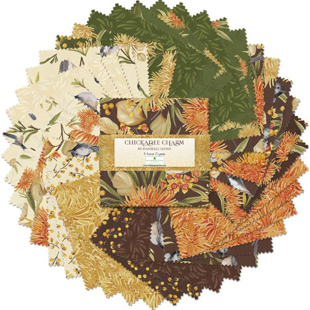 Chickadee Charm Collection 5 Karat Cotton Fabric Crystals 508-853-508