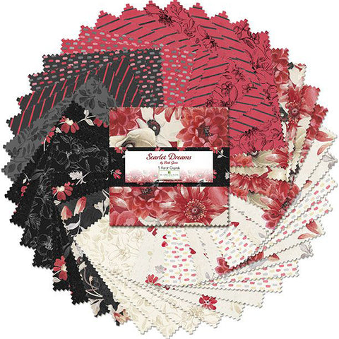 Scarlet Dreams Collection 5 Karat Cotton Fabric Crystals 508-879-508