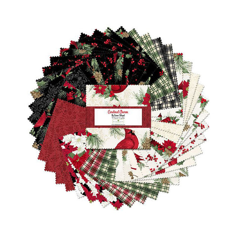 Cardinal Charm Collection 5 Karat Cotton Fabric Crystals 508-895-508