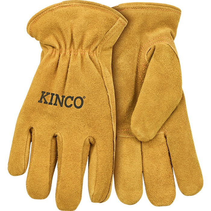 Boys' Lined Premium Suede Cowhide Driver Glove 50RL