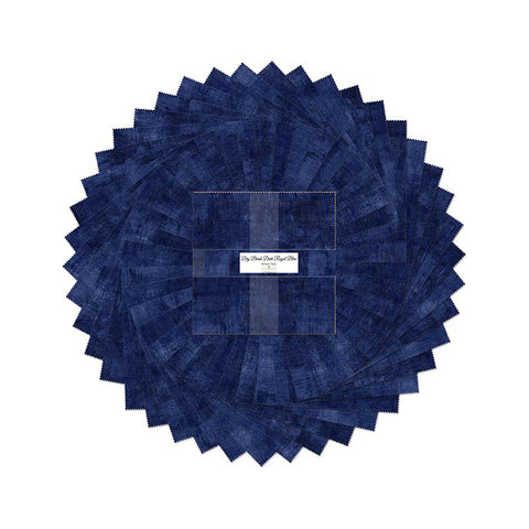 dry brush dark royal, Cotton Fabric 10 Karat Crystals 512