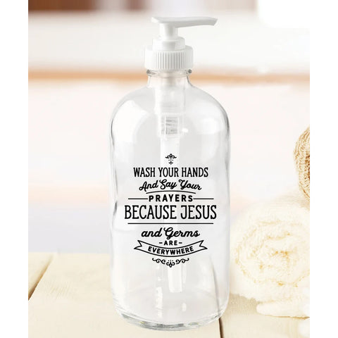wsh your hands, Decorative Glass Soap Dispensers 51
