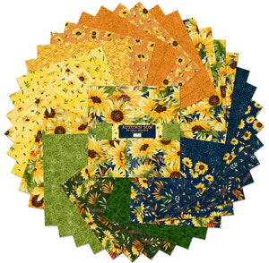 Autumn Sun Collection 10 Karat Cotton Fabric Crystals