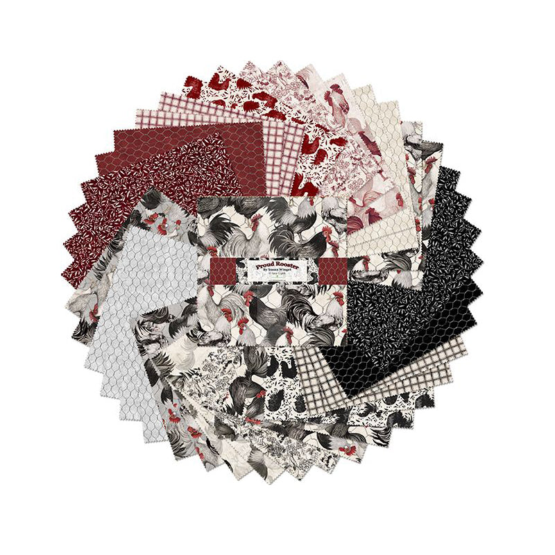 Proud Rooster Collection 10 Karat Cotton Fabric Crystals 518-746-518