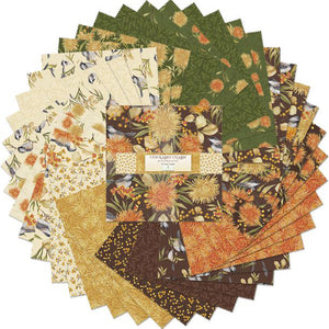 Chickadee Charm Collection 10 Karat Crystals Cotton Fabric 518-853-518