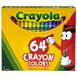 64 Count Color Variety Crayons 52-0064