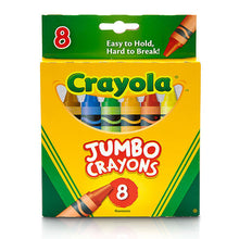 8 Count Color Variety Jumbo Crayons 52-0389