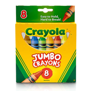 8 Count Color Variety Jumbo Crayons 52-0389