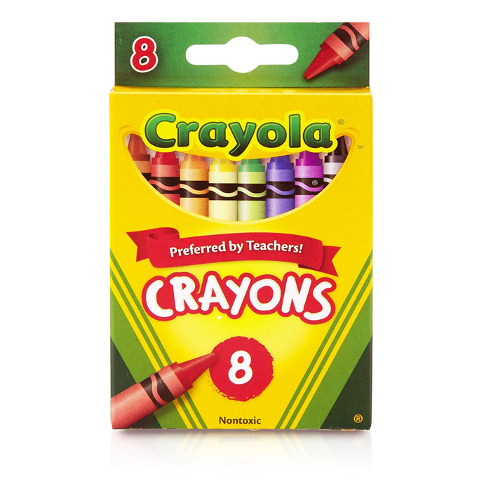 8 Count Color Variety Crayons 52-3008