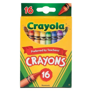 16 Count Color Variety Crayons 52-3016