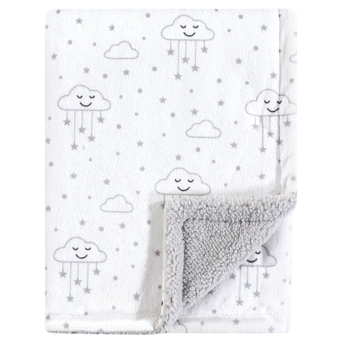 Gray Clouds Plush Baby Blanket 52220