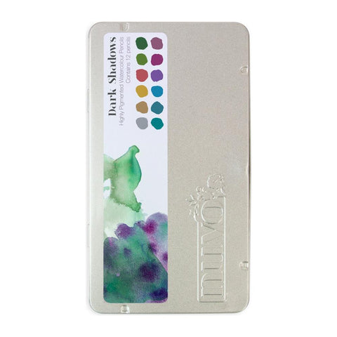 Dark Shadows 12-Pack Watercolor Pencils