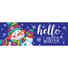 Hello Winter Signature Sign
