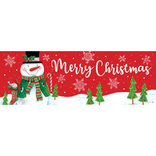 Red & Green Snowman Signature Sign