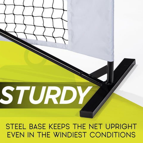 Sturdy Steel Base