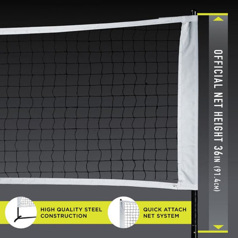 high quality steel, quick attach net, official net height