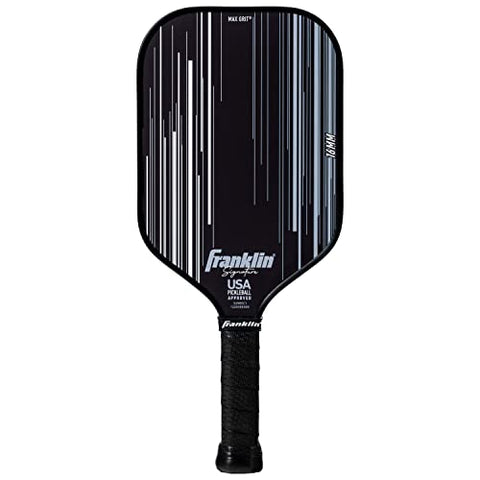 Black Signature Series Fiberglass Pickleball Paddle with MaxGrit 52983C1