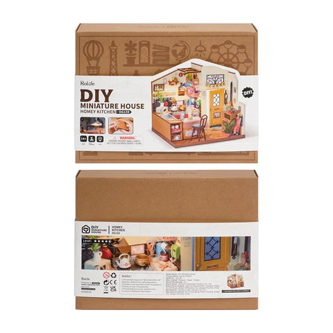 Cozy Kitchen DIY Miniature House Kit DG159