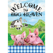 Hog Heaven Garden Flag
