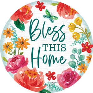 Blessed Floral Accent Magnet