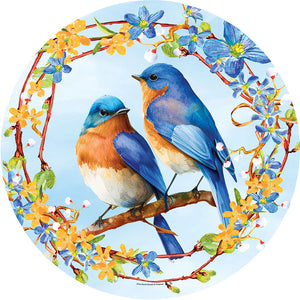 Lovely Bluebirds Accent Magnet