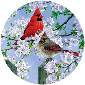 Cardinal Couple Accent Magnet