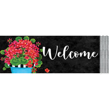 Blue Pot Geranium Signature Sign