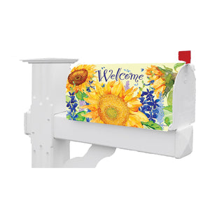 Happy Sunflowers Mailbox Cover