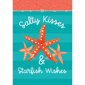 Starfish Wishes Garden Flag