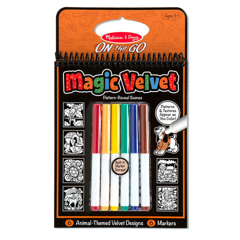 Magic velvet coloring pad