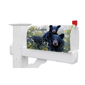 Black Bear Lookout Mailbox Cover