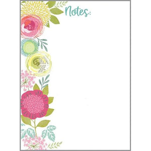 Blossoms and Blooms Memo Pad 542-5750