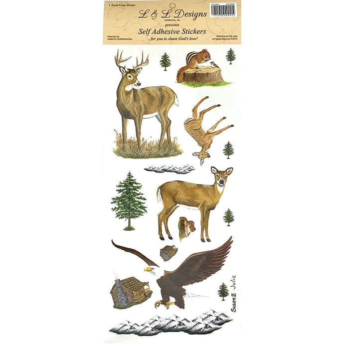 Cabin Wildlife Stickers 54991