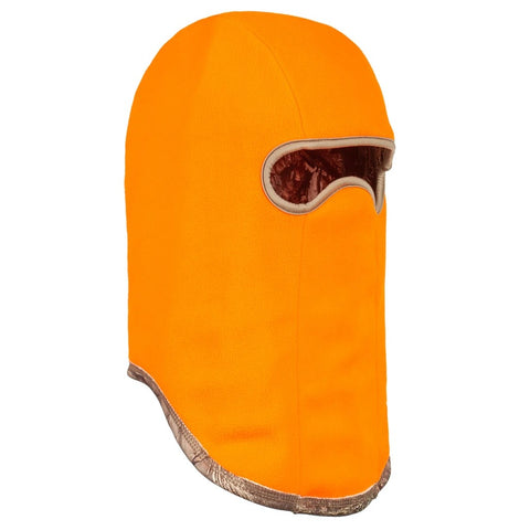 Huntworth men's Rawline Reversible Balaclava blaze orange side