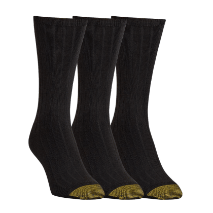 Black 3-Pack Women's Ultra Soft Verona Crew Socks 5567