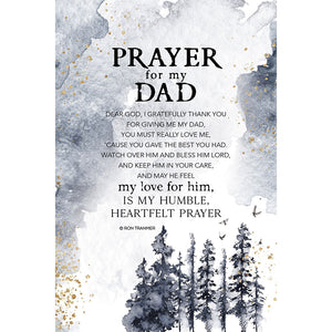 Prayer for My Dad Wood Plaque 5607
